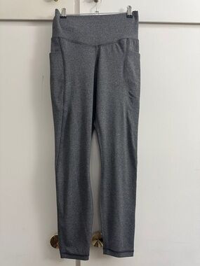 Member’s mark High-Waist Gray Active Leggings with Side Pockets